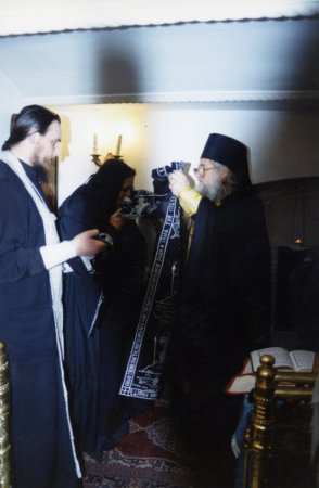 Постриг в Великую Схиму монахини Николаи (Гроян Т.И.)  2/15 ноября 2002 года